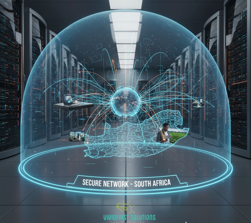 Secure national network linking organisations across South Africa