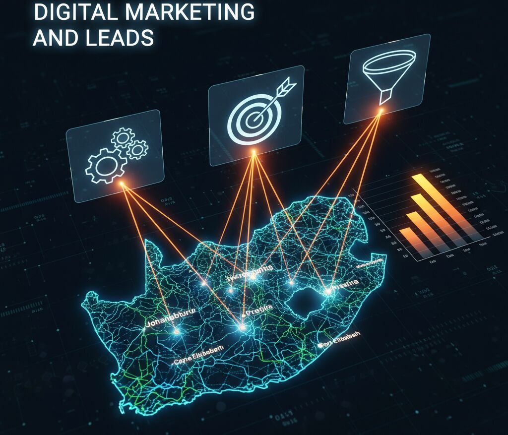 Digital marketing and lead flows mapped across South Africa